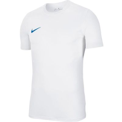 Nike Park VIII Men's T-Shirt White - Blue Logo HV8173-102