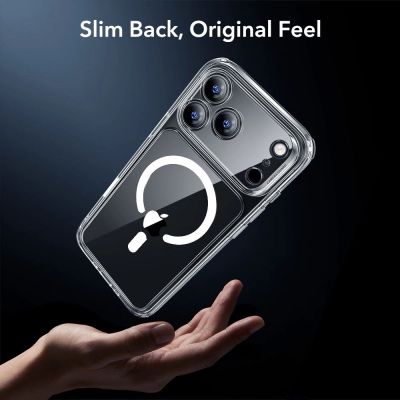 8. ESR Classic Hybrid MagSafe + Tempered Glass Set for iPhone 17 Pro Max - Clear
