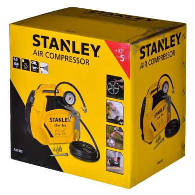 12. OIL-FREE COMPRESSOR AIR KIT OL 195 1.1KW 8 BAR STANLEY 8215190STN595