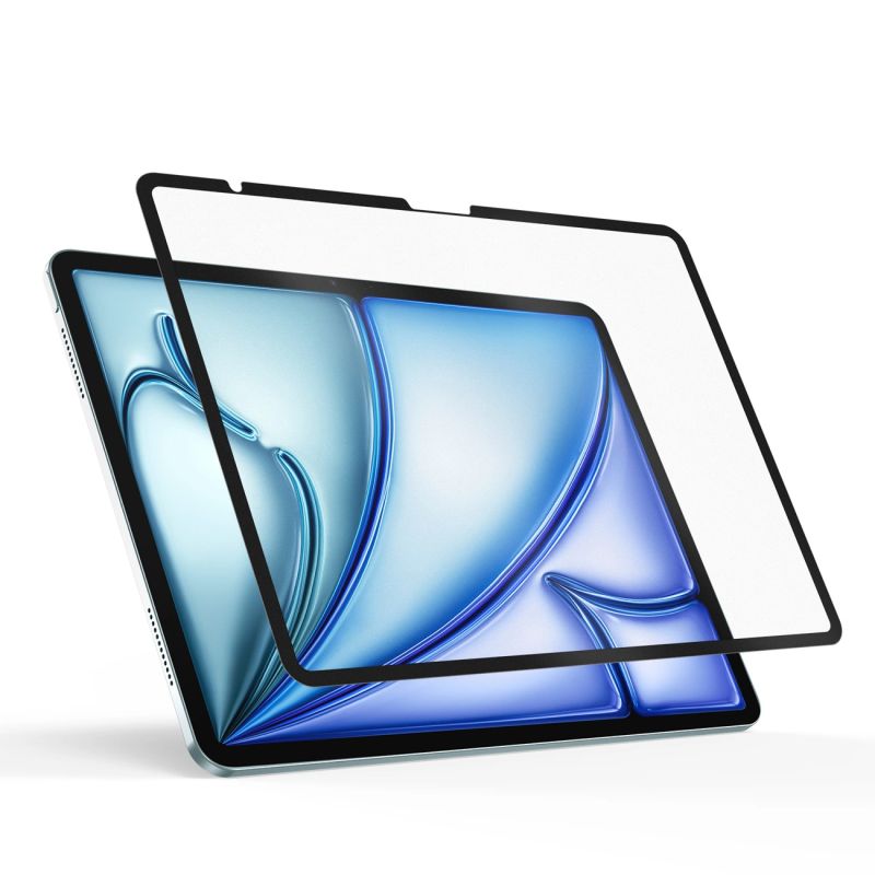 2. Dux Ducis Naad Paperlike Matte Screen Protector for iPad Air 13" (2024/2025) - with Black Frame