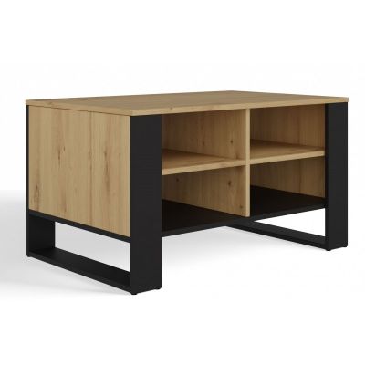 COFFEE TABLE MODERN 4P ARTISAN BLACK LEG