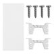 7. MACLEAN UNDERDESK CABLE ORGANIZER/EXTENSION CORD, MAX LOAD 5KG, WHITE MC-106 W