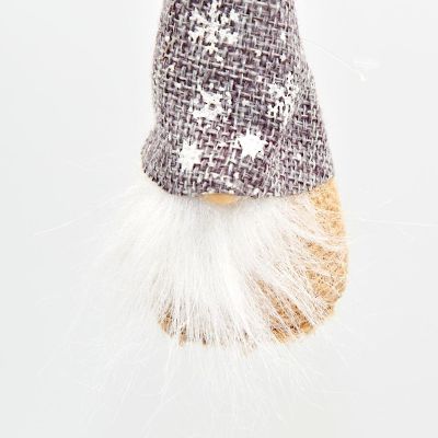 9. GREY LEPHOBE BAUBLE PENDANT 11CM