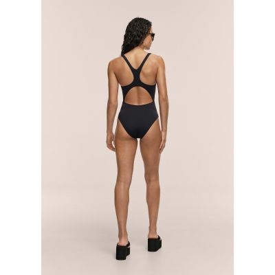 4. CASALL Deep Racerback Swimsuit Black