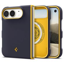 Spigen Nano Pop MagSafe iPhone Duo Case - Navy Blue and Yellow