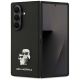 Karl Lagerfeld Saffiano Karl&Choupette Pin Case for Samsung Galaxy Z Fold7 - Black
