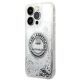 2. Karl Lagerfeld KLHCP14XLCRSGRS iPhone 14 Pro Max 6.7 "silver / silver hardcase Liquid Glitter RSG