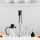 2. Taurus 1500W hand blender with accessories (chopper, whisk, steel tip, measuring cup)