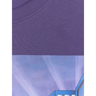 6. Boy's oversize T-shirt with print 4F 4FJRAW25TTSHM3061-51S