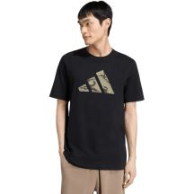 Men's adidas Camo Three Bar Logo Graphic T-shirt black KT1686