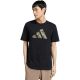 Men's adidas Camo Three Bar Logo Graphic T-shirt black KT1686