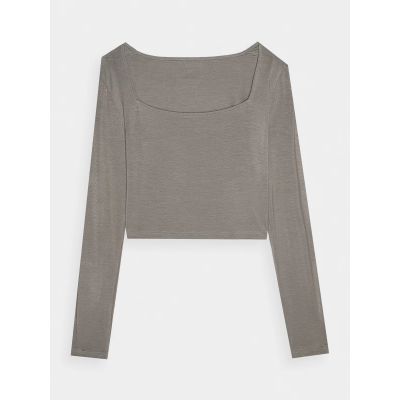 6. Longsleeve slim smooth women's 4F 4FRSS24TLONF499-82S