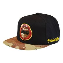 Mitchell & Ness NBA HWC Houston Rockets Choco Camo Cap - HHSS1101-HROYYPPPBLCK