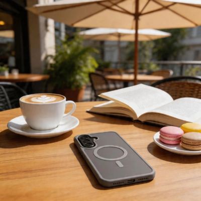 7. Tech-Protect Magmat MagSafe Case for Samsung Galaxy A57 5G - Matte Gray