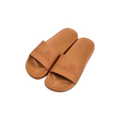 13. Basic plain camel pool flip-flops KUBKBB-SS24-03-21