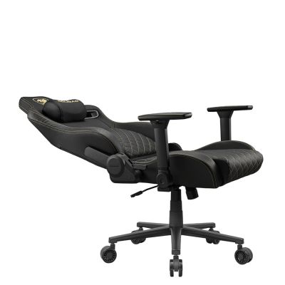 11. COUGAR CGR-DFL-GLB Gaming Chair Padded Upholstered Seat Black, Gold