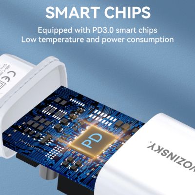 8. Wozinsky WGWCCW 20W USB-C Wall Charger - White