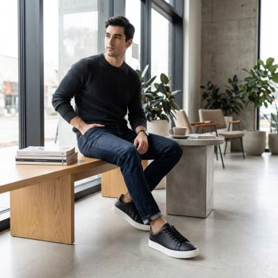 5. Men's black Vanhorn 18300 sneakers
