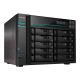 13. AS6510T NAS; LOCKERSTOR 10, 10x (3.5" SATA HDD/ 2.5" SSD), Intel ATOM C3538, 8GB DDR4 SODIMM (max. 64GB), 2x 10GbE, 2x 5GbE, 2x M.2 2280 NVMe PCIe 3.0, 2x USB 3.2