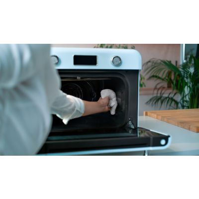 26. Smeg COF01PBEU Small Blue Steam Oven Buttons, Rotary