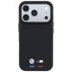 3. BMW M Quadrille Kevlar Tricolor & Metal Logo MagSafe Case for iPhone 17 Pro Max / 18 Pro Max - Black