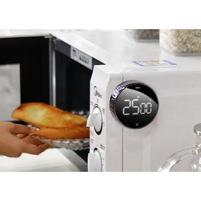 17. Baseus Heyo rotary timer electronic timer black timer (ACDJS-01)