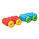 18. Marioinex building blocks "bricks" + 2 wheels, 30 pieces