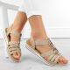 3. Comfortable Rieker W RKR680 beige sandals