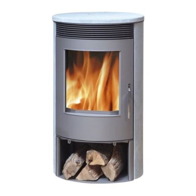STOVE TARTU 5 BLACK+SOAPSTONE FINISH