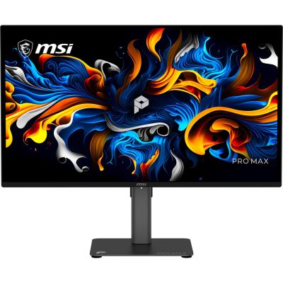 2. MSI Pro MAX 271UPX12G Computer Monitor 67.3 cm (26.5") 3840 x 2160 px UltraWide Full HD QD-OLED Black