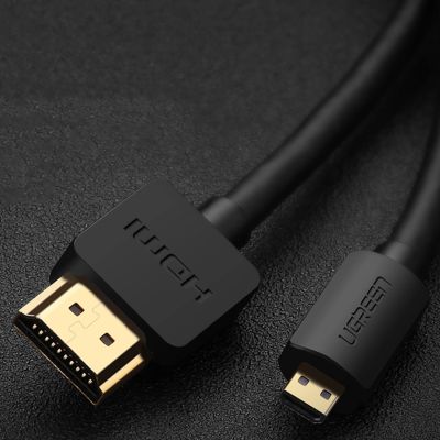 7. Ugreen cable Micro HDMI - HDMI cable 3m black (HD127)