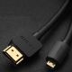 7. Ugreen cable Micro HDMI - HDMI cable 3m black (HD127)