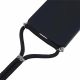 4. Samsung Galaxy A17 5G / A17 4G Case with Fiber Lining and Crossbody Strap - Black