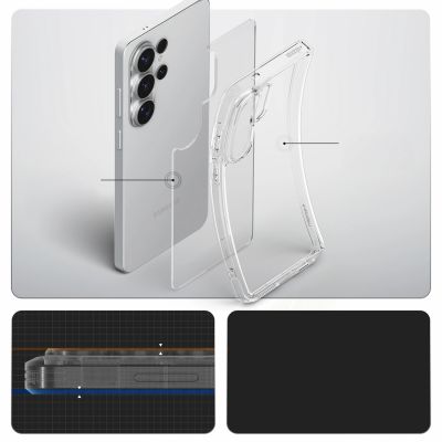 15. Spigen Ultra Hybrid Case for Samsung Galaxy S26 Ultra - Transparent