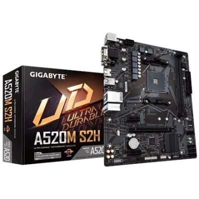 6. GIGABYTE A520M S2H motherboard AMD A520 Socket AM4 micro ATX