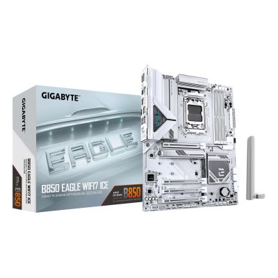 6. GIGABYTE B850 EAGLE WIFI7 ICE AMD B850 AM5 ATX Socket
