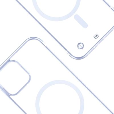 9. 3mk Just20g MagCase for iPhone 15 Plus - transparent