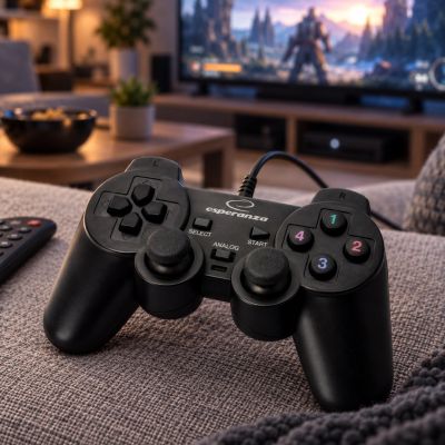 4. Esperanza EG102 Gamepad (PC, PS3; black)