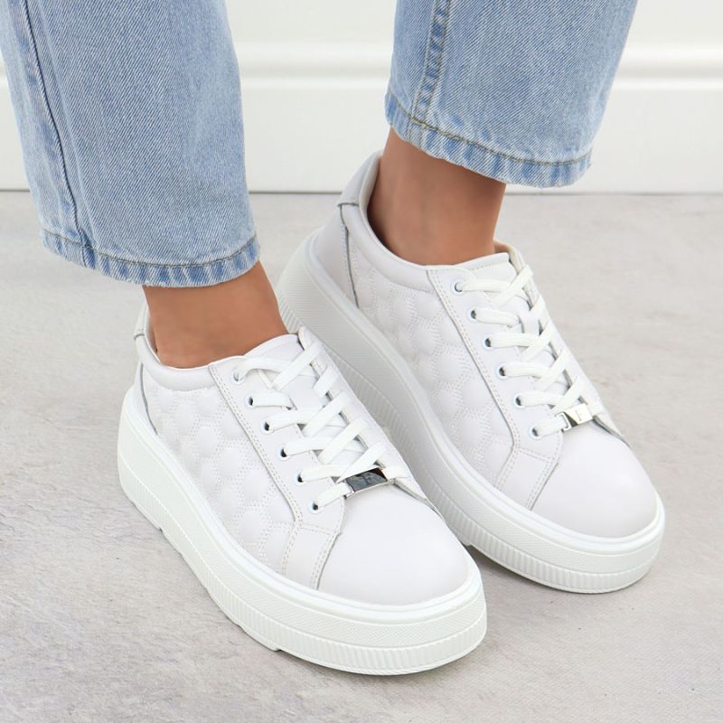 7. Filippo W DP7285 PAW639B quilted platform shoes