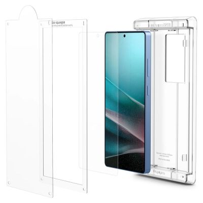 12. Spigen Elite Shield EZ FIT Hybrid Glass for Samsung Galaxy S25 Ultra - Transparent
