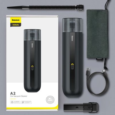 26. Car vacuum cleaner 6000Pa 80W Baseus A2Pro - white