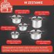 7. TEFAL Cook & Clip pot set 10 pieces G723SA74