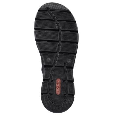 34. Women's insulated black ankle boots Rieker 55069-00