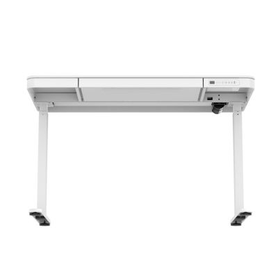 14. Activejet ET119W-C electric height-adjustable desk in white. Tabletop dimensions: 140 x 70 cm.