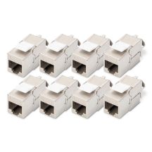 Digitus CAT 6A Keystone Module, Shielded, Tool-less Mounting Connector - 8 pcs.