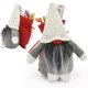 10. DECORATIVE SANTA CLAUS WITH GIFT BAG 15CM RED