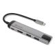 Verbatim 49141 USB 3.2 Gen 1 (3.1 Gen 1) Type-C Docking Station Black, Silver