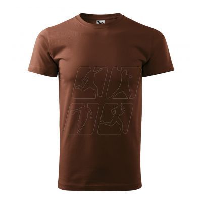 4. T-shirt Malfini Basic M MLI-12938 chocolate