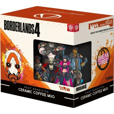 3. Good Loot Borderlands 4 Vault Keeper Glitch Heat Reveal Mug