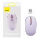 8. Baseus F01B 2.4GHz Wireless Mouse + Bluetooth 3.0 + 5.0 - Purple